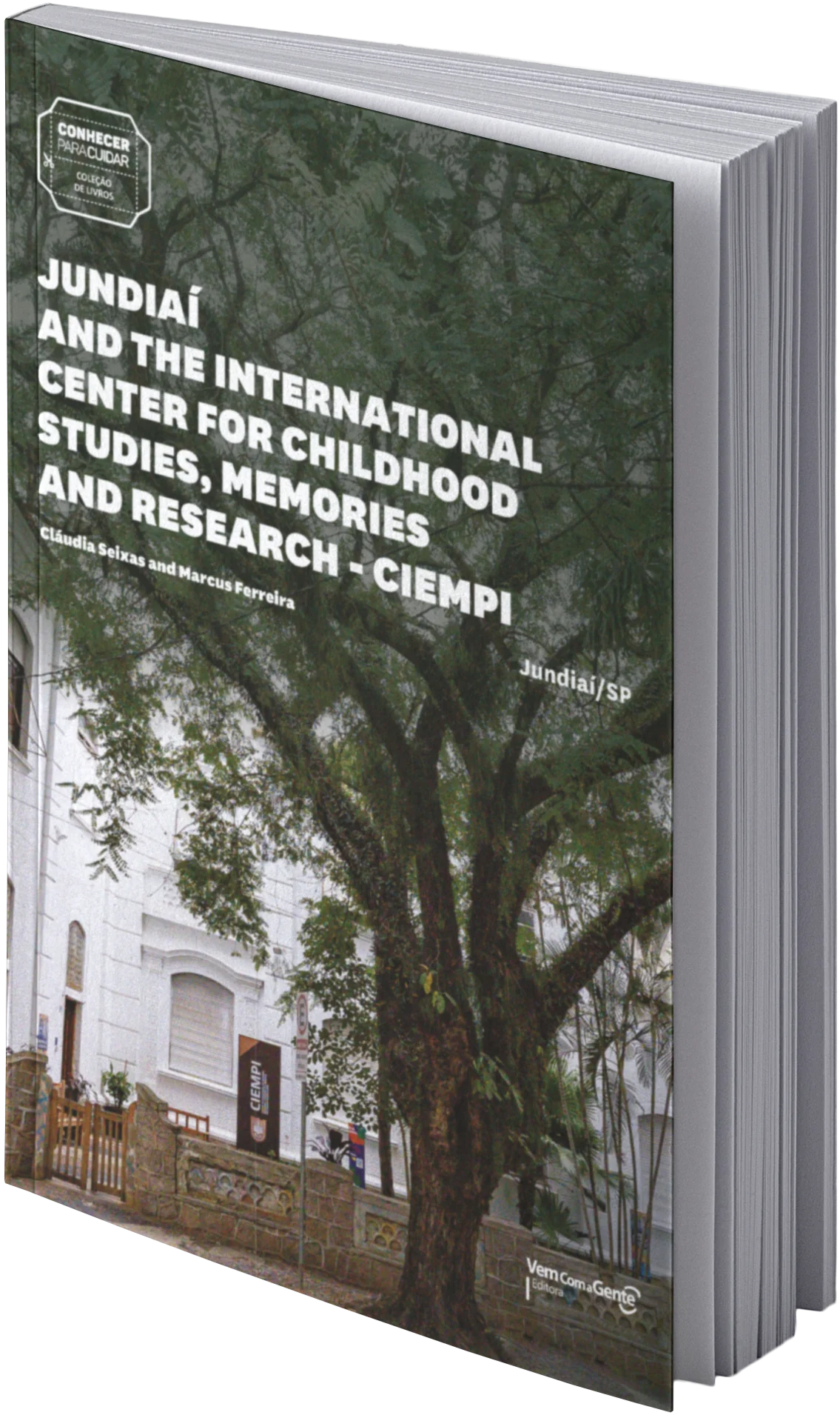Capa da publicação Conhecer Para Cuidar Jundiaí and the Center for Childhood Studies, Memories and Research - CIEMPI
