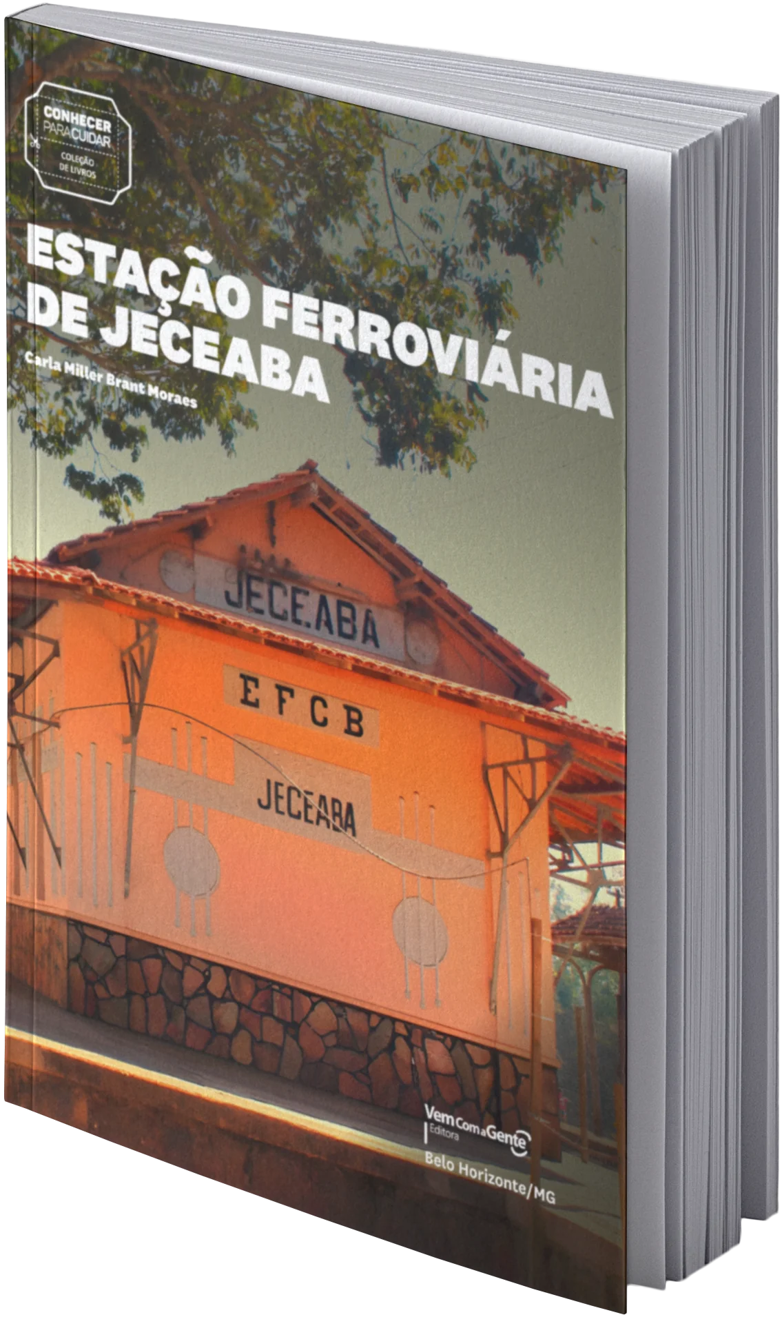 Capa da publicação Conhecer Para Cuidar Estação Ferroviária de Jeceaba